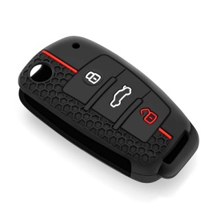 Силиконов калъф за ключ за AUDI с 3 бутона